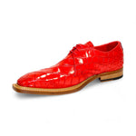 Fennix Rowan Genuine Alligator Shoes Red