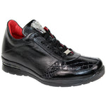 Fennix Tommy Calfskin / Genuine Alligator Sneakers Black