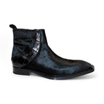 Fennix Trent Pony/Alligator Shoes Black