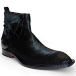 Fennix Trent Pony/Alligator Shoes Black
