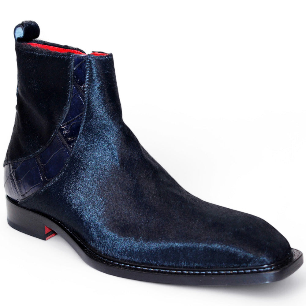 Fennix Trent Pony/Alligator Shoes Navy