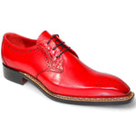 Fennix Tyler Calf and Alligator Lace-up Shoes Antique Red