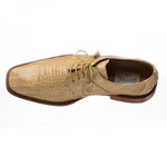Ferrini 205 / 528 Alligator Derby Shoes Beige
