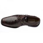 Ferrini 205 / 528 Alligator Derby Shoes Chocolate