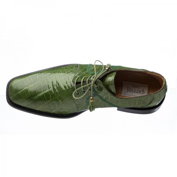 Ferrini 205 / 528 Alligator Derby Shoes Oasis