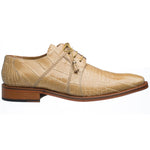 Ferrini 205 Belly Alligator Plain Toe Shoes Beige