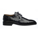 Ferrini 208 Alligator Square Toe Shoes Black