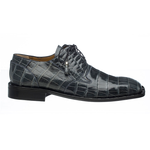 Ferrini 208 Alligator Square Toe Shoes Gray