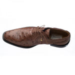 Ferrini 214M Ostrich Quill Lace Up Shoes Kango