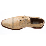 Ferrini 216 Belly Alligator Cap Toe Shoes Dune