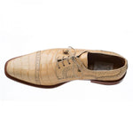 Ferrini 216M Alligator Cap Toe Shoes Dune