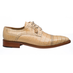 Ferrini 216M Alligator Cap Toe Shoes Dune