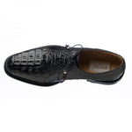 Ferrini 227 Hornback Alligator Oxfords Black Cherry