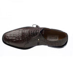 Ferrini 227 Hornback Alligator Oxfords Chocolate