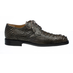 Ferrini 228 Hornback Alligator Square Toe Derby Shoes Elephant
