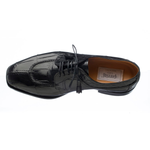 Ferrini 3520 Alligator Split Toe Shoes Black