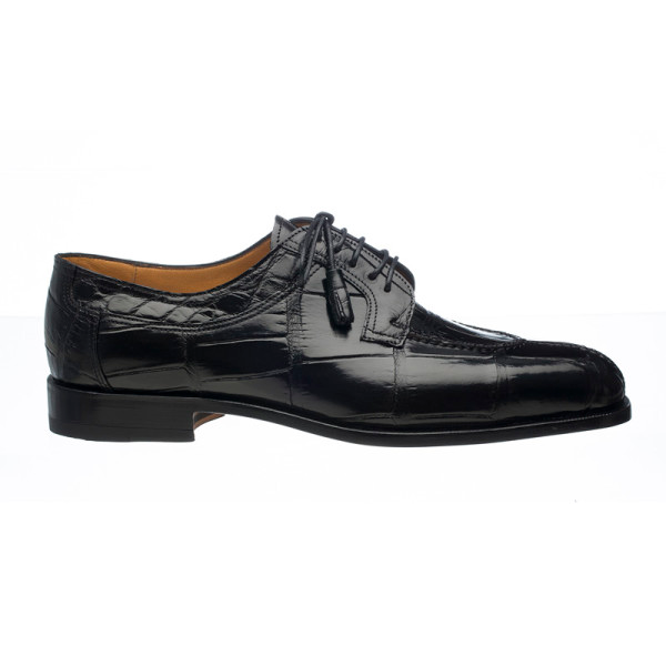 Ferrini 3520 Alligator Split Toe Shoes Black