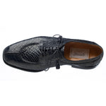 Ferrini 3520 Belly Alligator Split Toe Shoes Navy