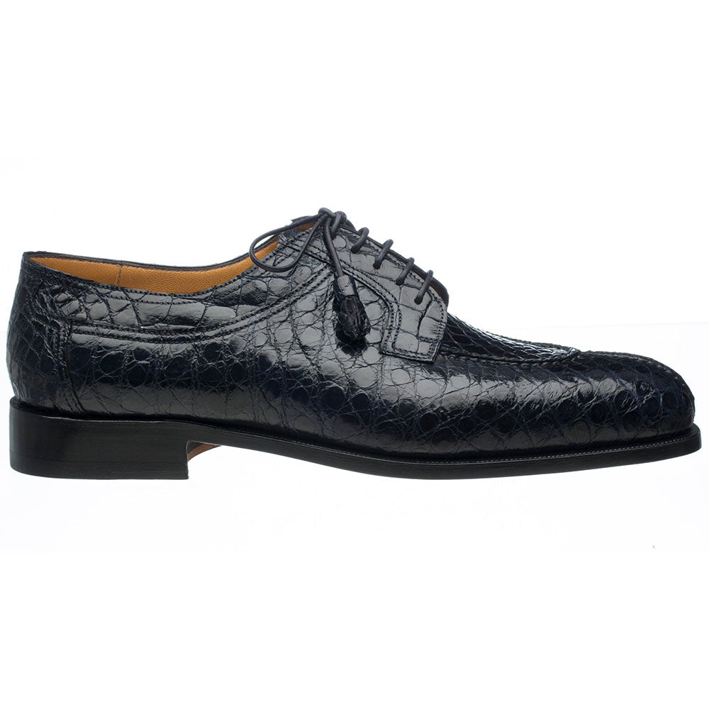 Ferrini 3520 Belly Alligator Split Toe Shoes Navy