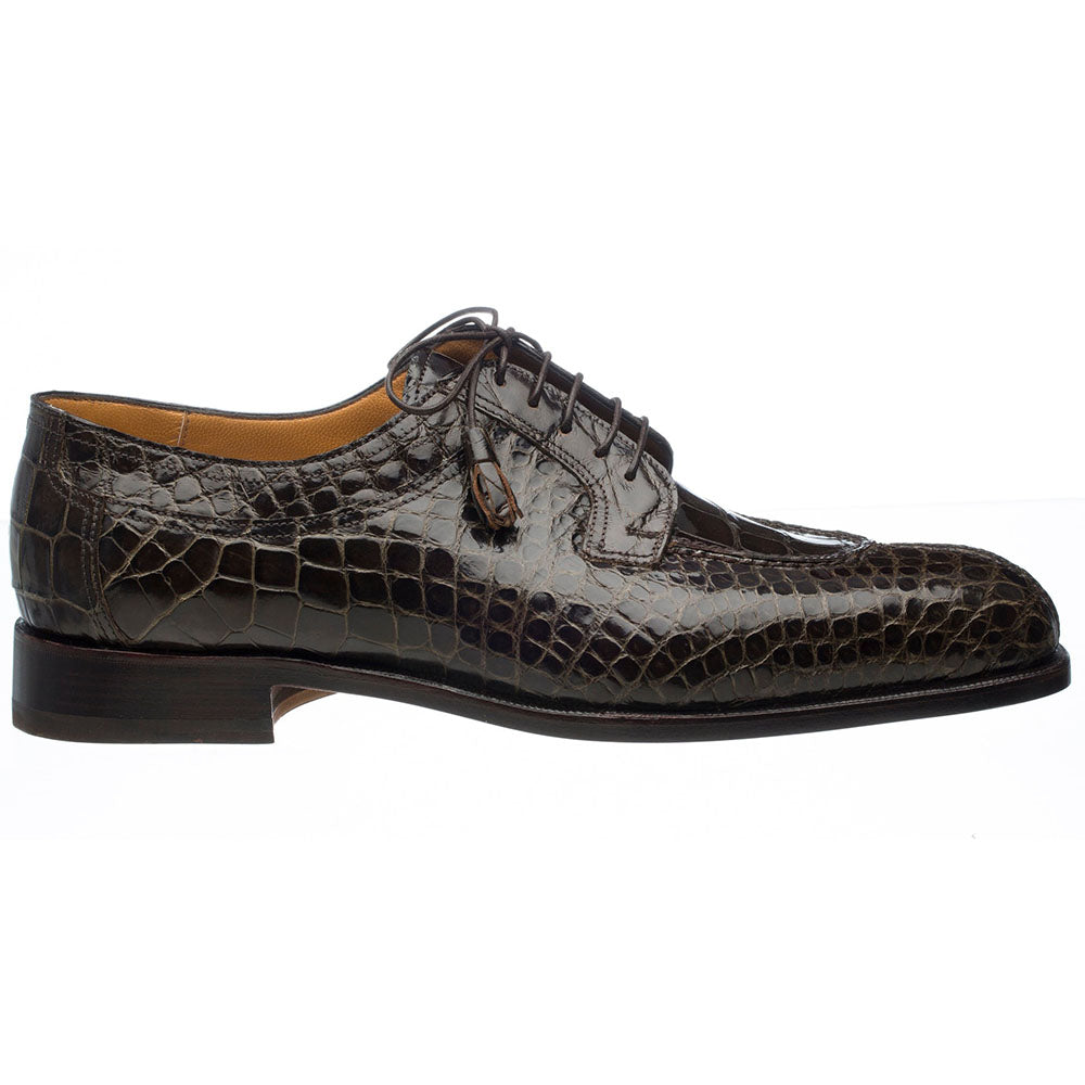 Ferrini Ramp Ferrini 3520 Belly Alligator Split Toe Shoes Olive | MensDesignerShoe.com