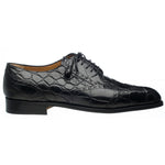 Ferrini 3673 Belly Alligator Wingtip Shoes Black
