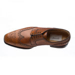 Ferrini 3704 / 160 French Calfskin Wingtip Brogues Caramel
