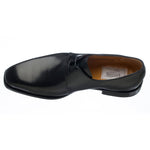 Ferrini 3786 French Calfskin Plain Toe Shoes Black