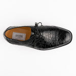 Ferrini 3798 Alligator Cap Toe Shoes Black