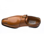 Ferrini 3873 / 169 French Calfskin Monk Strap Shoes Brown