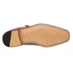 Ferrini 3873 French Calfskin Single Monkstrap Shoes Brown
