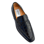 Ferrini 3877 Crocodile Loafers Black