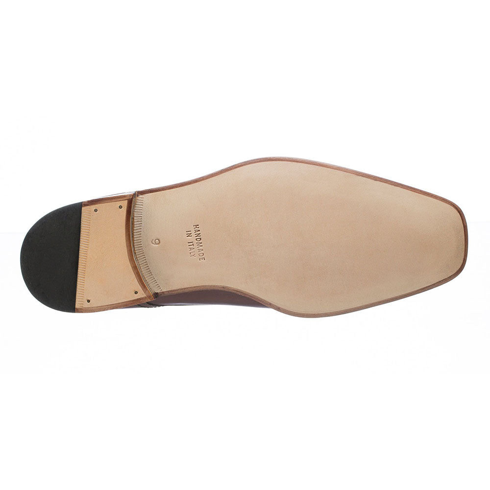 Ferrini 3898 French Calfskin Square Toe Shoes Brown