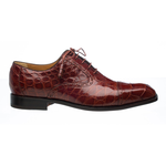 Ferrini 3922 Alligator Cap Toe Oxfords Sport Rust