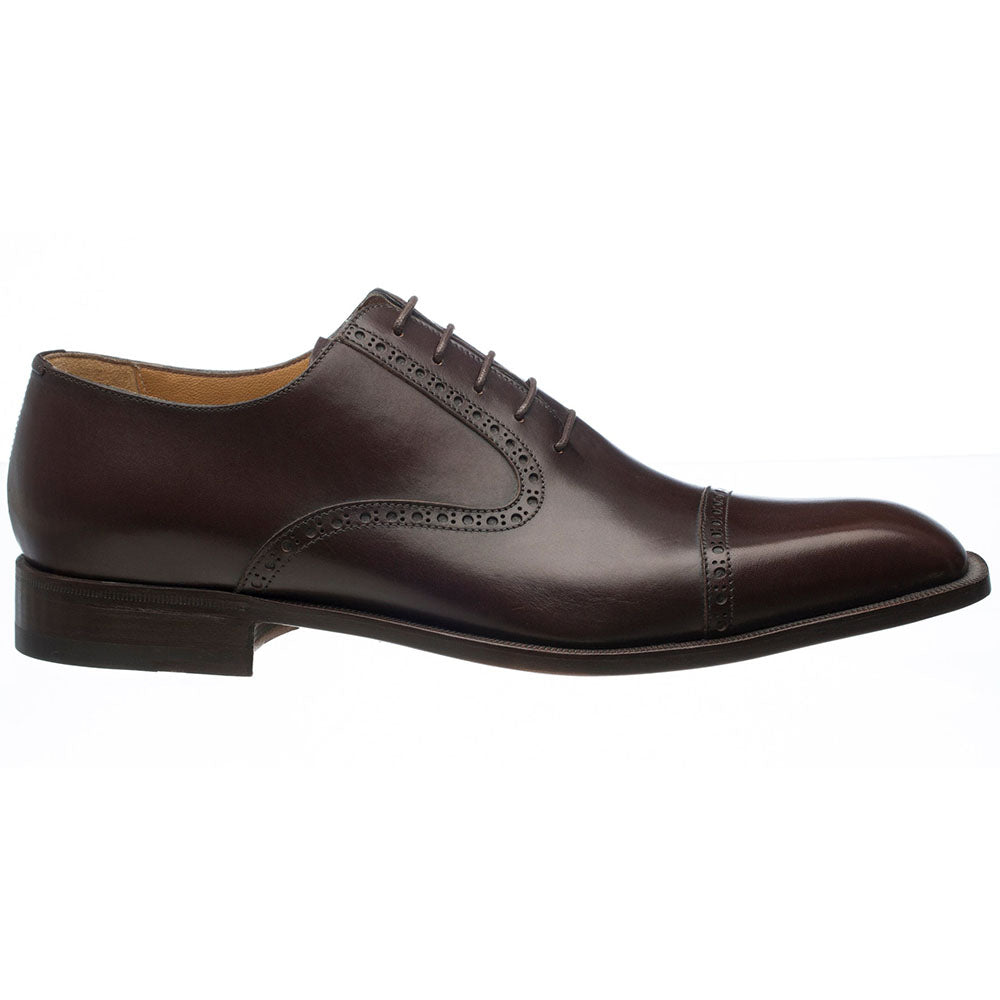 Ferrini 3922 French Calfskin Cap Toe Shoes Brown
