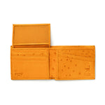 Ferrini AA8BFBP Smooth Ostrich Billfold Buttercup