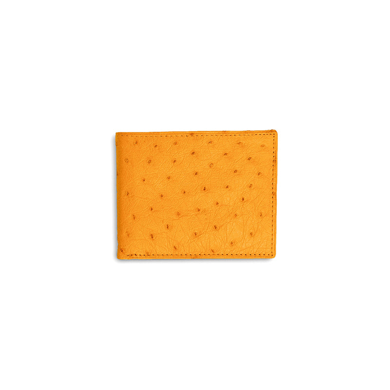 Ferrini AA8BFBP Smooth Ostrich Billfold Buttercup