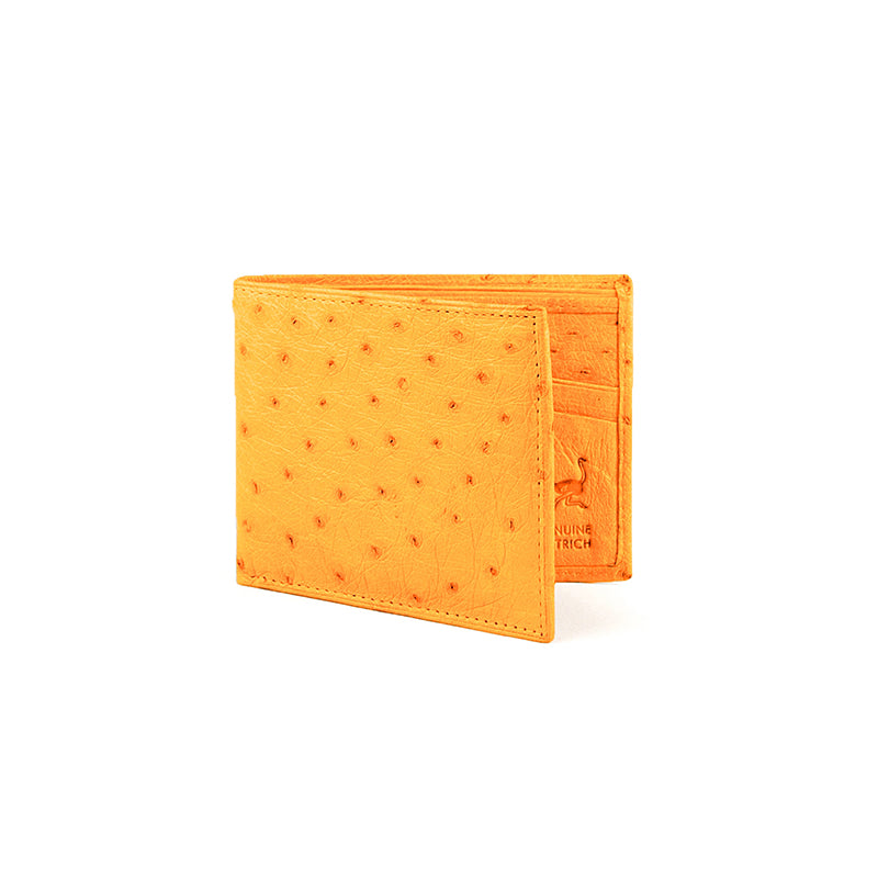 Ferrini AA8BFBP Smooth Ostrich Billfold Buttercup
