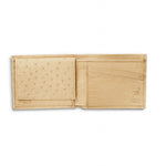 Ferrini AA8BFWW Smooth Ostrich Billfold Winter White