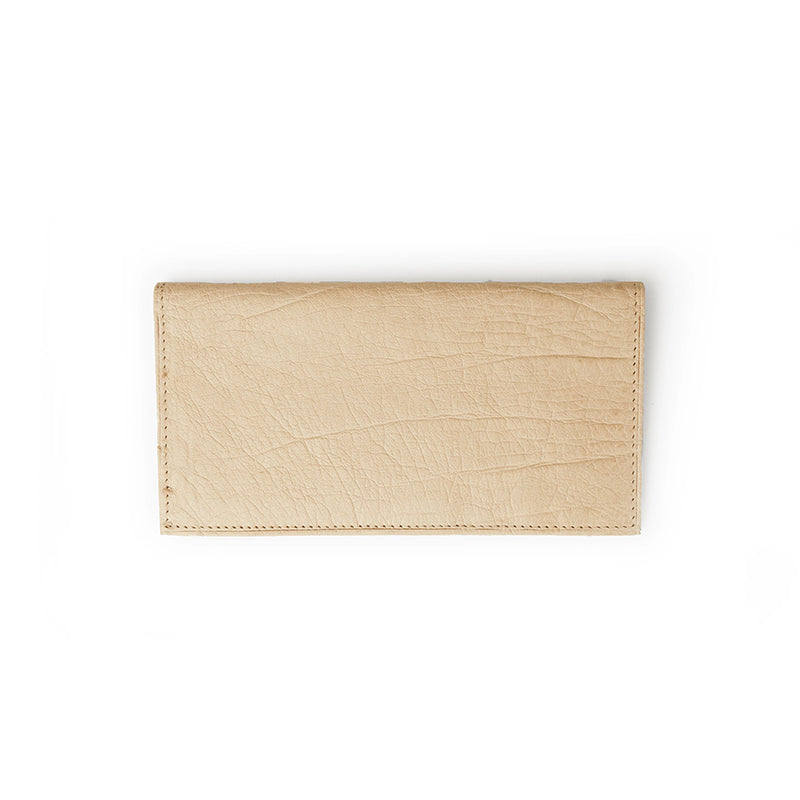Ferrini AA8CKWW Smooth Ostrich Checkbook Winter White