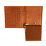 Ferrini AA8MCCG Smooth Ostrich Money Clip Cognac