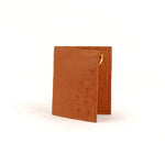 Ferrini AA8MCCG Smooth Ostrich Money Clip Cognac