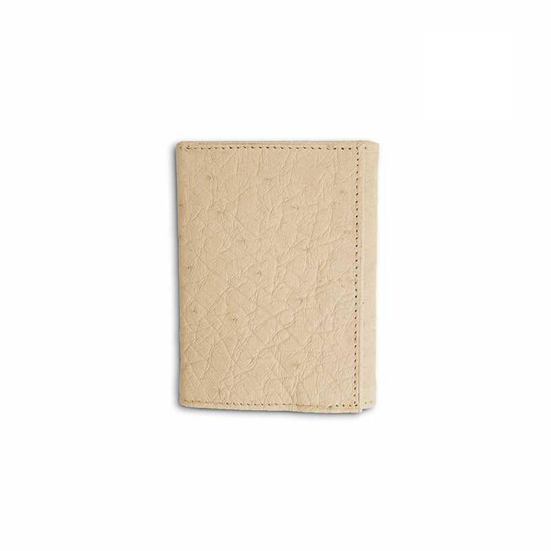 Ferrini AA8TFWW Smooth Ostrich Trifold Winter White