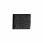 Ferrini AABFBL Full Quill Ostrich Billfold Black