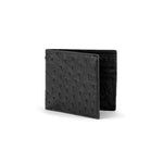 Ferrini AABFBL Full Quill Ostrich Billfold Black