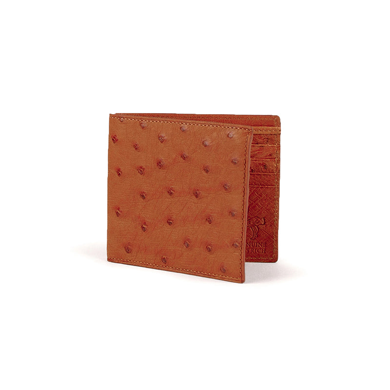Ferrini AABFCG Full Quill Ostrich Billfold Cognac