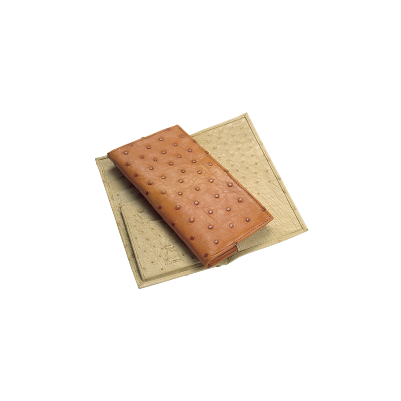 Ferrini AACK Ostrich Quill Checkbook Cover