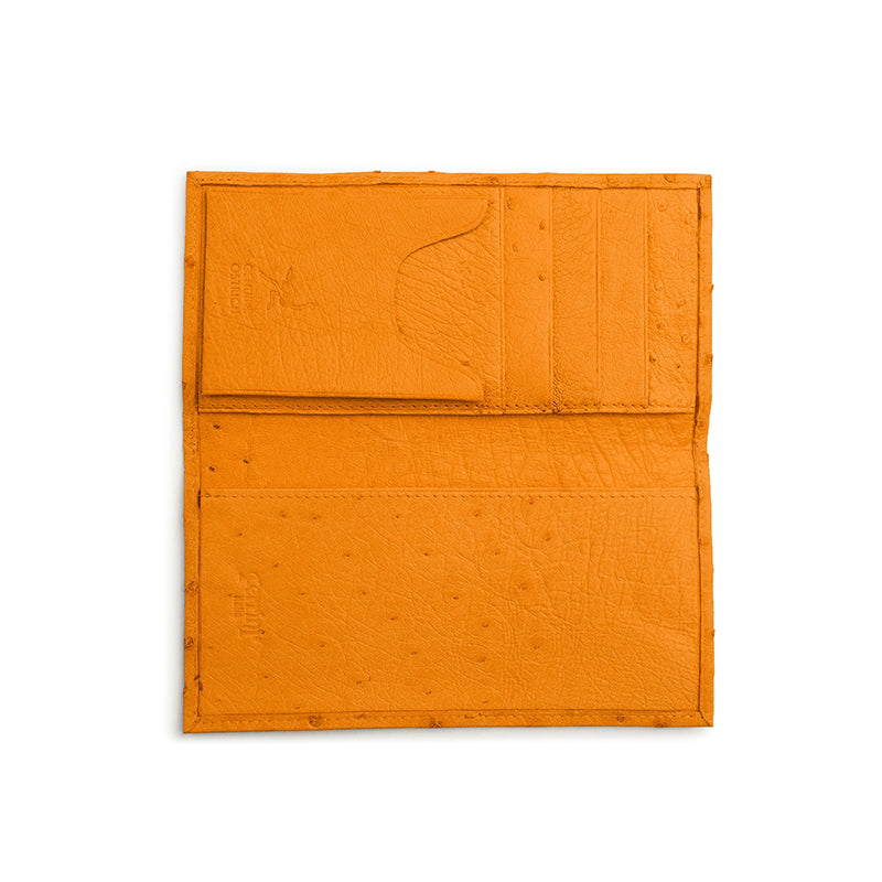 Ferrini AACKBP Full Quill Ostrich Checkbook Buttercup