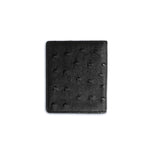 Ferrini AAMCBL Full Quill Ostrich Money Clip Black