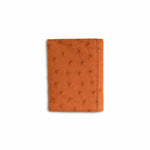 Ferrini AATFCG Full Quill Ostrich Trifold Cognac