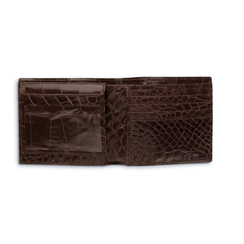 Ferrini ABBBFTM Full Alligator Billfold Chocolate